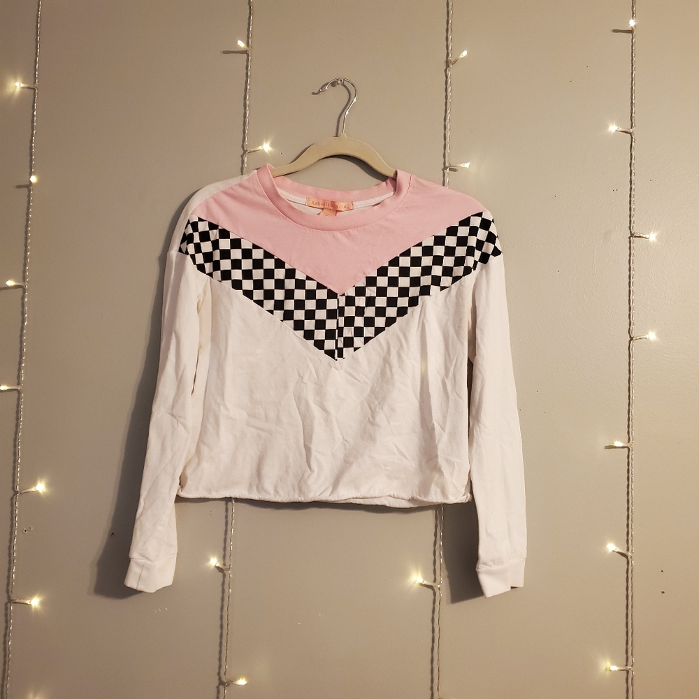 Rebellious.  One checkardboard and pink crop